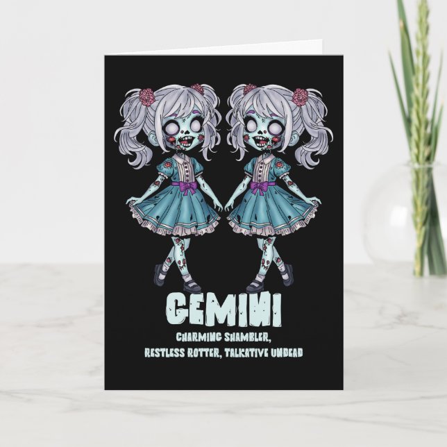 Gemini Zombies Card (Front)