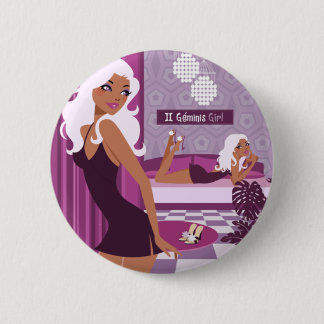 Geminis Girl Button
