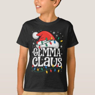 Gemma Claus Funny Xmas Christmas Grandma Holiday S T-Shirt