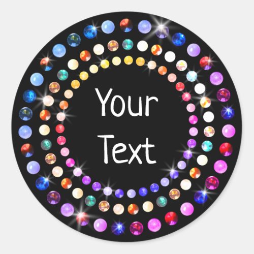 Gems Classic Round Sticker