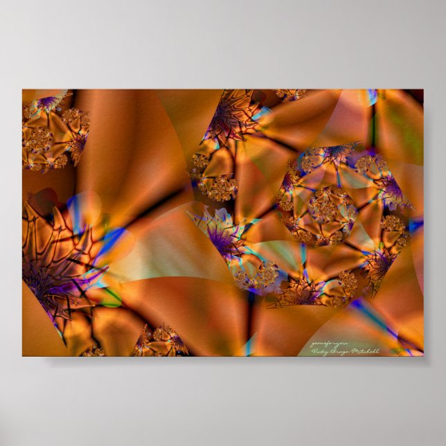 Gems For You Fine Fractal Art Poster (Front)