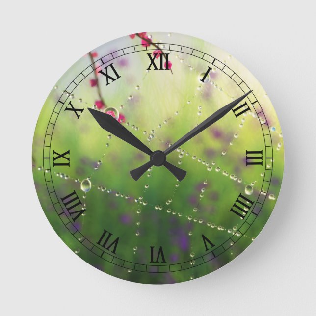 Gems of a Spring Morning Clock (Front)