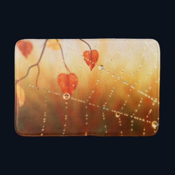 Gems of an Autumn Morning Bath Mat