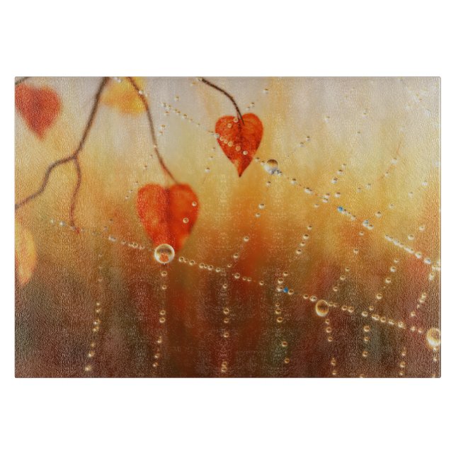 Gems of an Autumn Morning Cutting Board (Front)