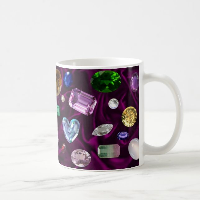 Gems On Velvet Coffee Mug (Right)