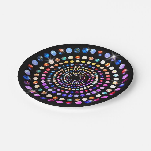 Gems Paper Plates (Angled)
