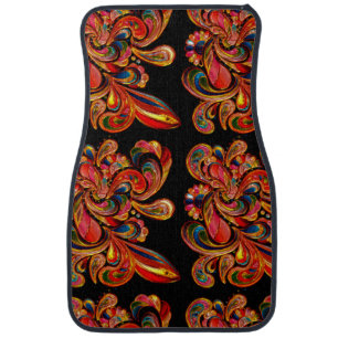 Gemstone Art Deco Car Floor Mat