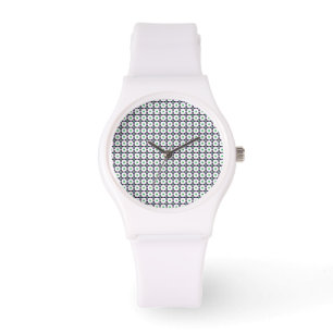 Gemstone Art, Green and Purple Watch