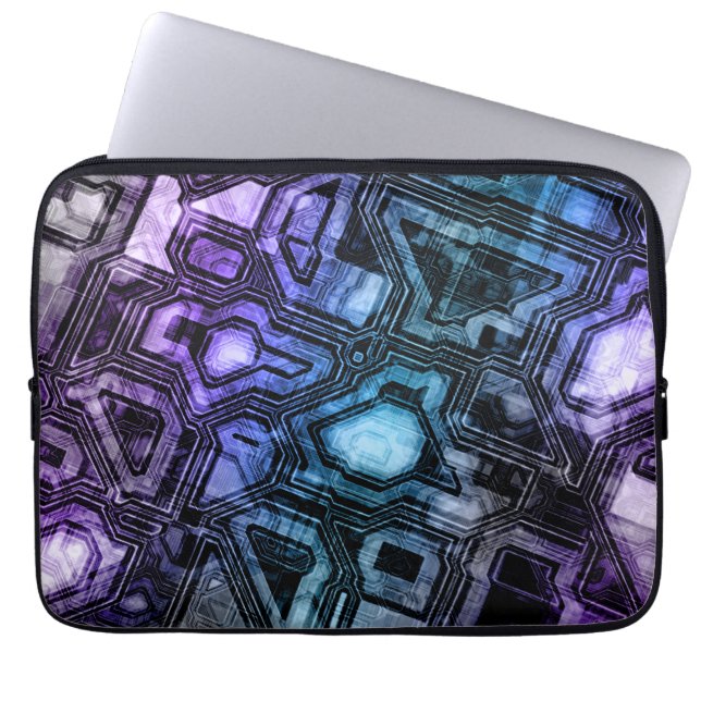 gemstone circuits - astro shadow :  laptop sleeve (Front)