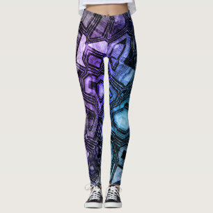 gemstone circuits - astro shadow : leggings