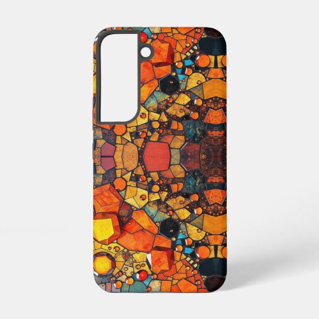 gemstone collage samsung galaxy case (Back)