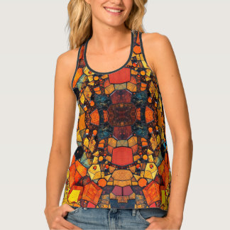 gemstone collage tank top