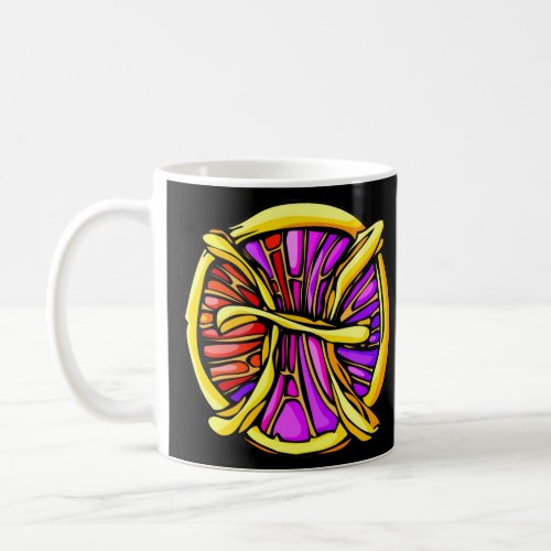 Gemstone Colored Pisces Symbol Coffee Mug