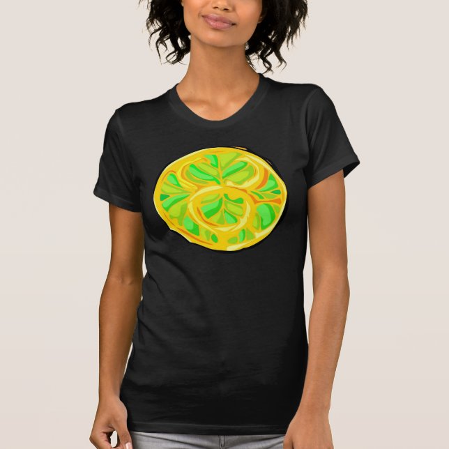 Gemstone Colored Taurus Symbol T-Shirt (Front)