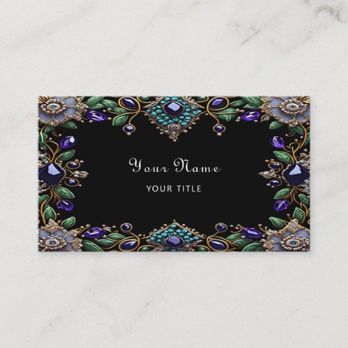 Gemstone Floral Business Card