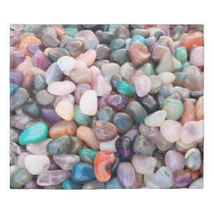 Gemstone geology mineral expensive duvet cover