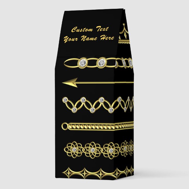 Gemstone Gold Black Roasted Coffee Custom Text (Back)