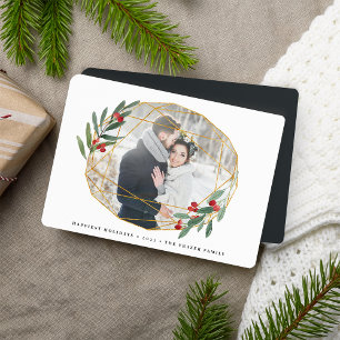 Gemstone Holiday Photo Card