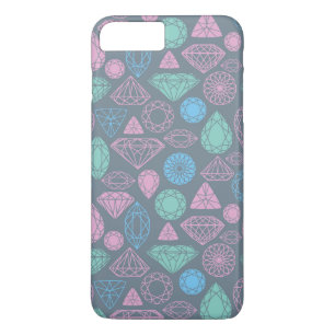 Gemstone Icon Pattern iPhone 8 Plus/7 Plus Case