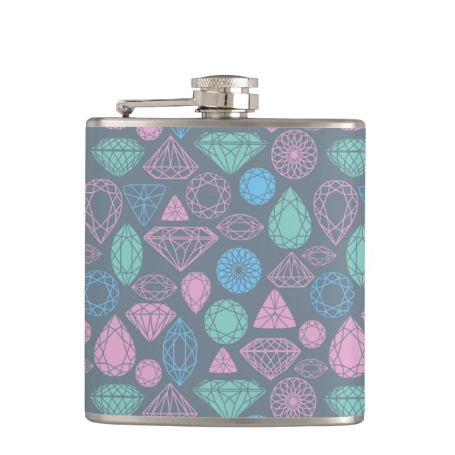 Gemstone Icon Pattern Flask (Front)