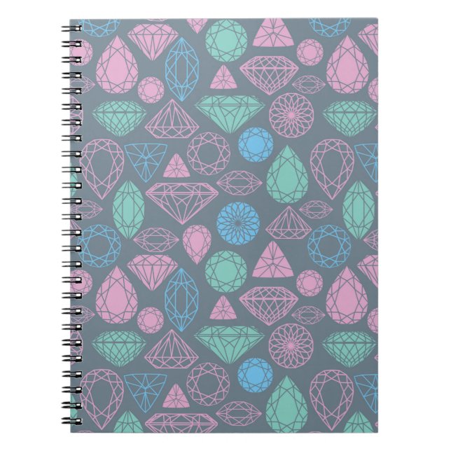 Gemstone Icon Pattern Notebook (Front)