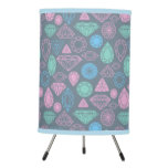 Gemstone Icon Pattern Tripod Lamp