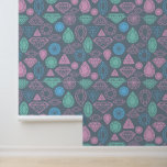 Gemstone Icon Pattern Wallpaper