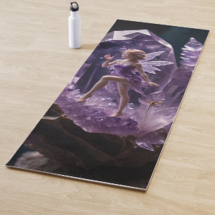 Gemstone Jewel Amethyst Fairy Yoga Mat