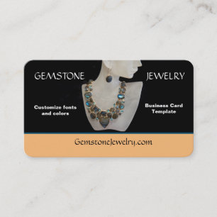 Gemstone Jewelry Shop Business Card
