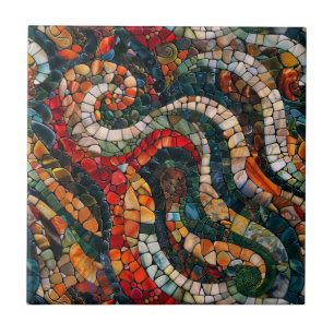 Gemstone Mosaic Ceramic Tile