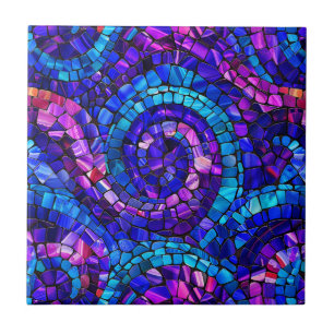 Gemstone Mosaic Ceramic Tile