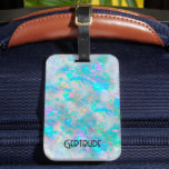 Gemstone Opal  Luggage Tag at Zazzle