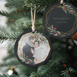 Gemstone Photo Ceramic Ornament