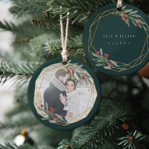 Gemstone Photo Ceramic Ornament