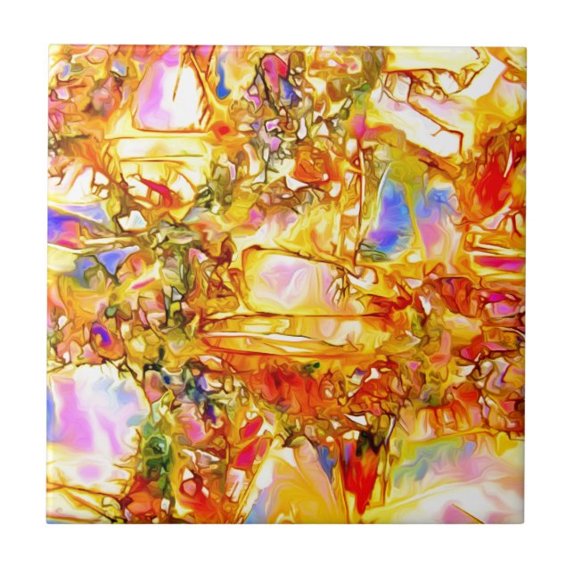 Gemstone Quarry Ceramic Tile (Front)