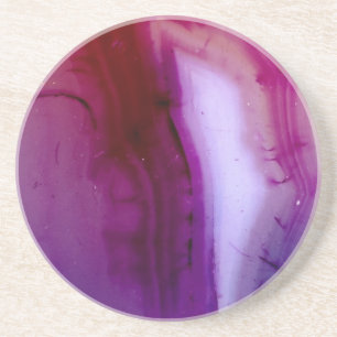 Gemstone Series - Agate in Purple 2 Coaster
