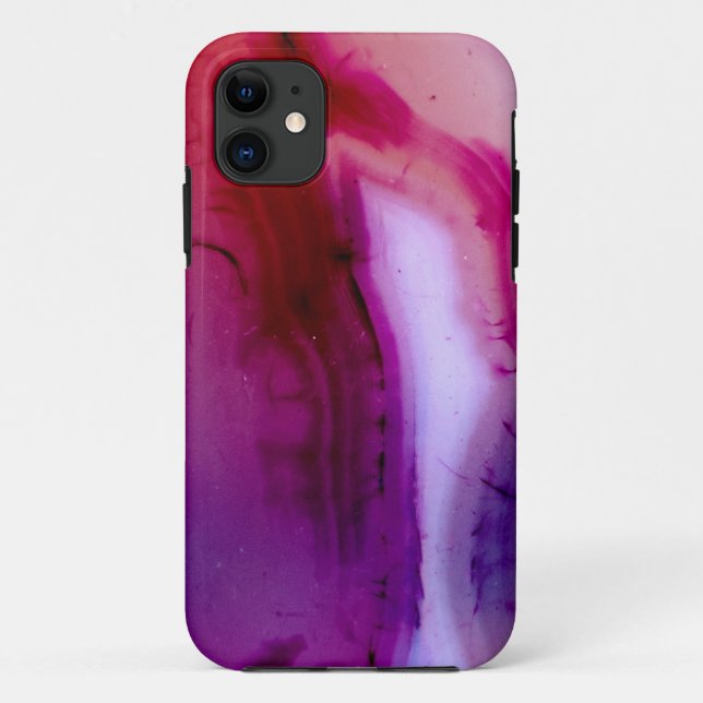 Gemstone Series - Agate in Purple With Quartz Case (Back)