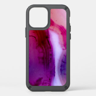 Gemstone Series - Agate in Purple With Quartz Speck iPhone 12 Case