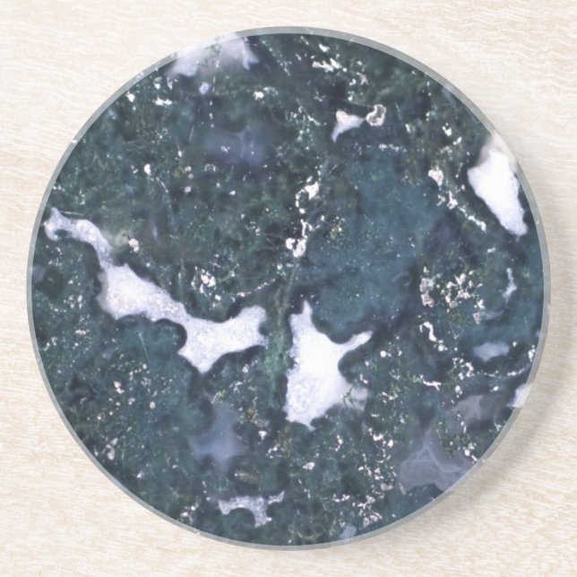 Gemstone Series - Quartz Among Black Sandstone Coaster (Front)