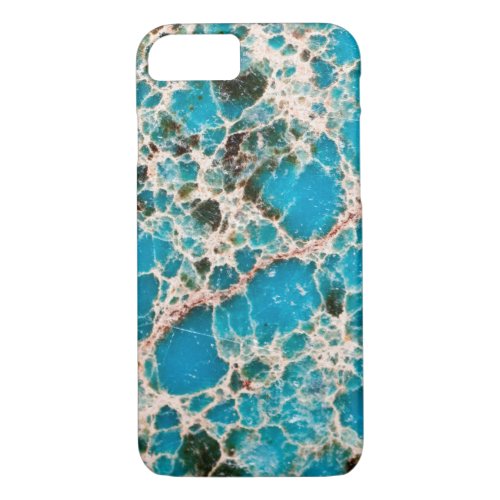 Gemstone Series _ Turquoise Mosaic iPhone 87 Case