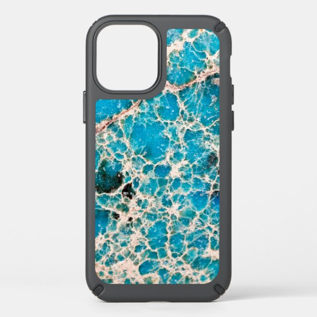 Gemstone Series - Turquoise Roadmap Speck iPhone 12 Case (Front)