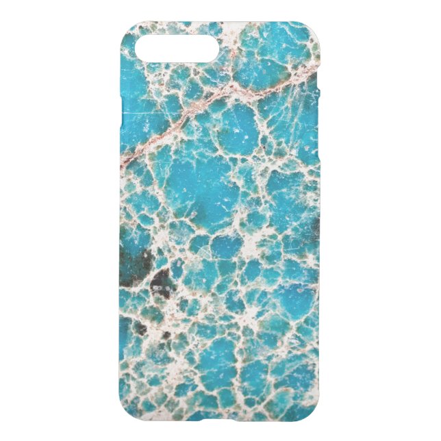 Gemstone Series - Turquoise Roadmap Uncommon iPhone Case (Back)