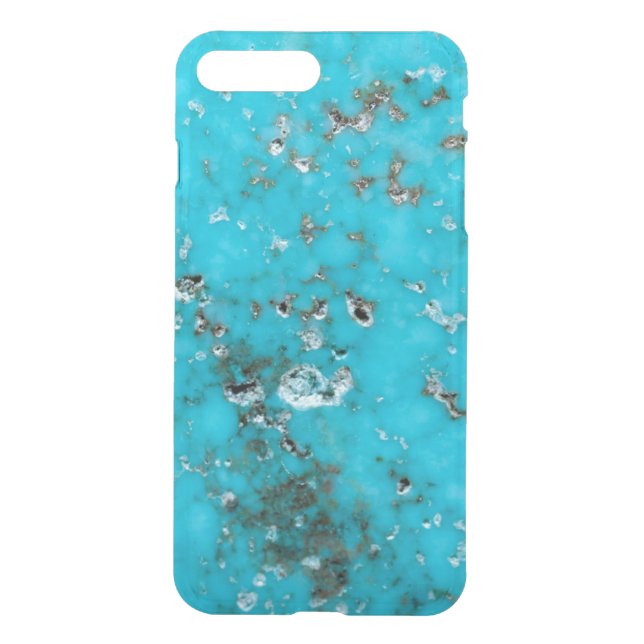Gemstone Series - Turquoise Uncommon iPhone Case (Back)