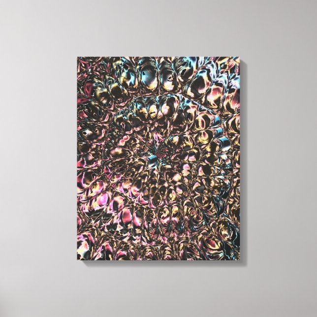 Gemstone Spiral Canvas Print (Front)