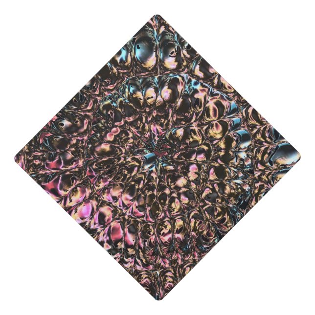 Gemstone Spiral Graduation Cap Topper (Front)