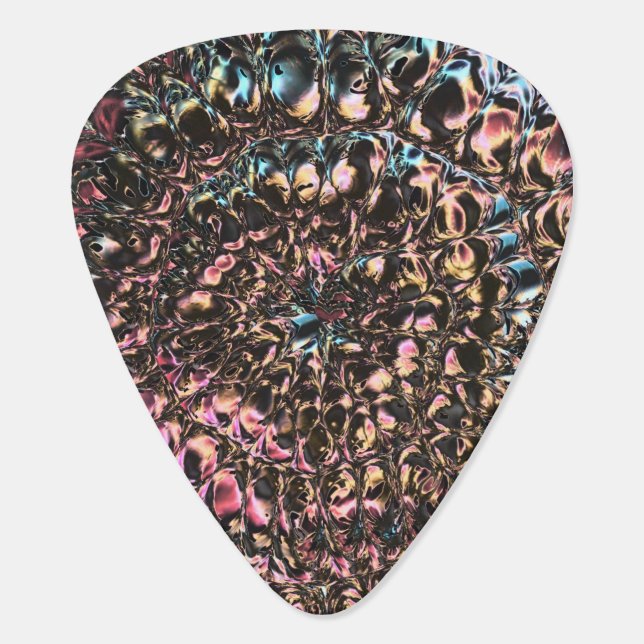 Gemstone Spiral Guitar Pick (Back)