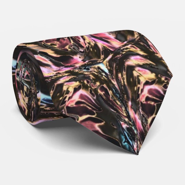 Gemstone Spiral Neck Tie (Rolled)