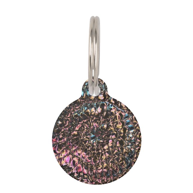 Gemstone Spiral Pet ID Tag (Back)