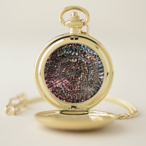 Gemstone Spiral Pocket Watch