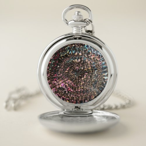 Gemstone Spiral Pocket Watch